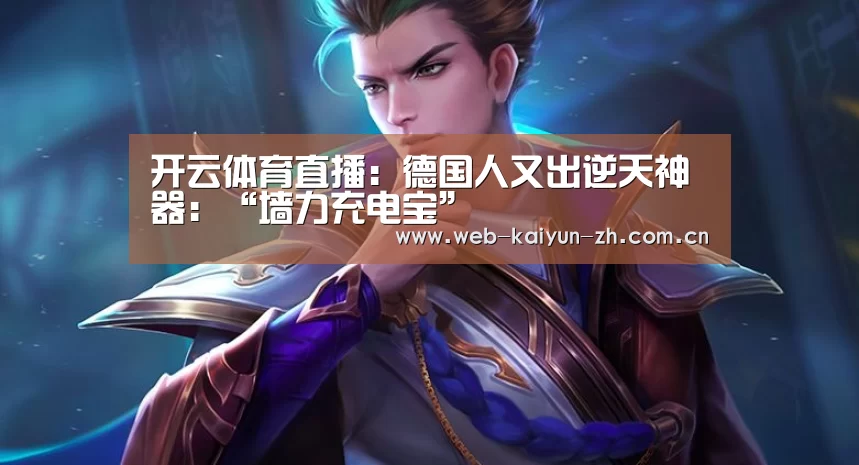 开云体育直播:德国人又出逆天神器:“墙力充电宝”(图2) KAIYUN官网