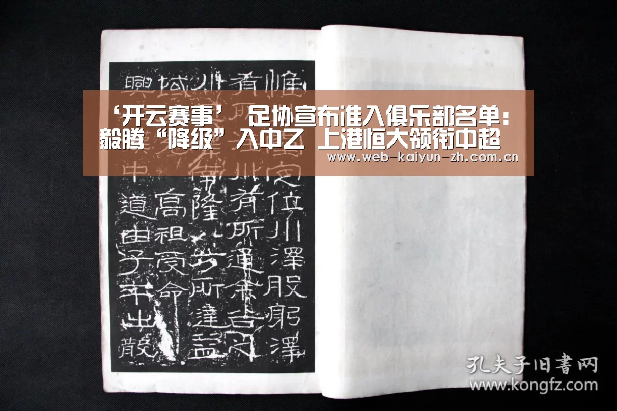 ‘开云赛事’
足协宣布准入俱乐部名单:毅腾“降级”入中乙 上港恒大领衔中超(图3) 开云体育直播